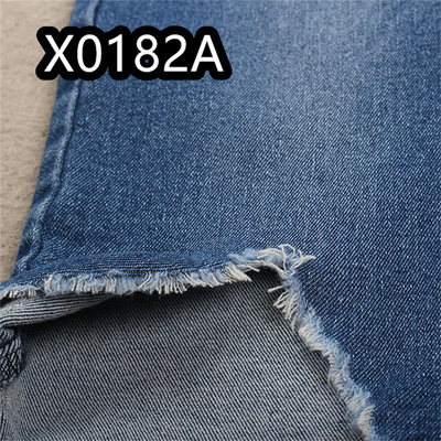 10Oz TR Cotton Polyester Spandex Vải denim Màu xanh đậm
