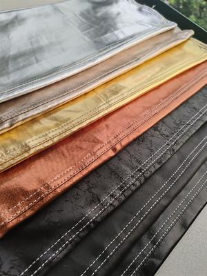 Lớp phủ vải PU denim cho phụ nữ quần jean áo khoác màu bạc màu vàng màu xanh dương màu hồng tùy chỉnh làm ở Trung Quốc