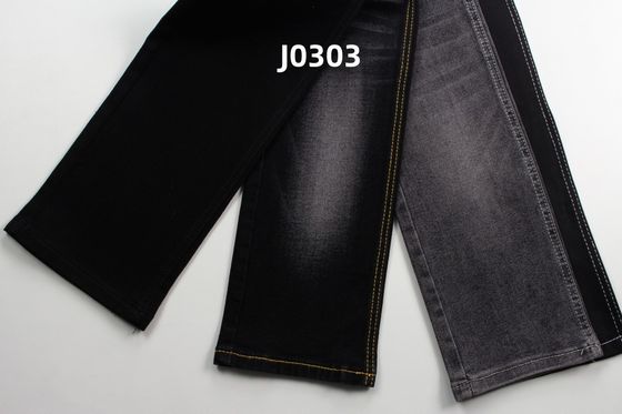 Giá tốt 11 Oz Super Stretch Black Woven Denim Fabric Cho quần jean trực tuyến