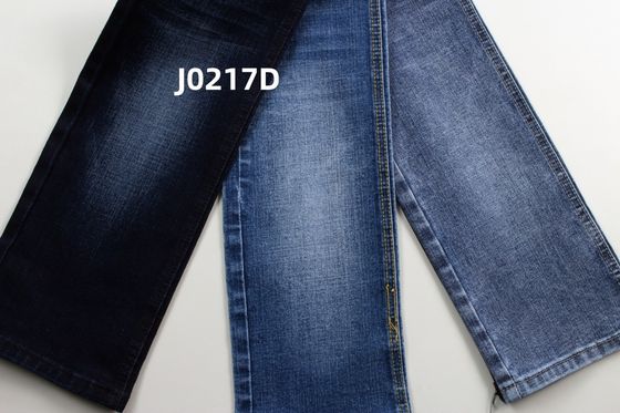 Giá tốt 11.5 oz High Stretch Crosshatch Slub Denim Jeans vải trực tuyến