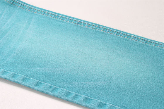 Giá tốt 9 Oz đặc biệt màu xanh lá cây kéo dài mùa hè quần jean vải cho người đàn ông mùa xuân mùa hè phong cách bán nóng sẵn sàng để vận chuyển trực tuyến