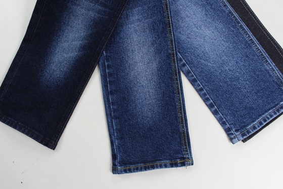2024 bán nóng 12,5 oz màu xanh đậm kéo dài vải denim dệt cho quần jean