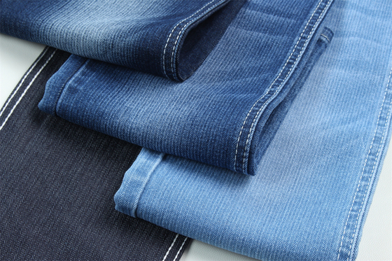 Vải Denim Herringbone mới M0562D Vải Denim kéo dài thấp cho quần jean thời trang