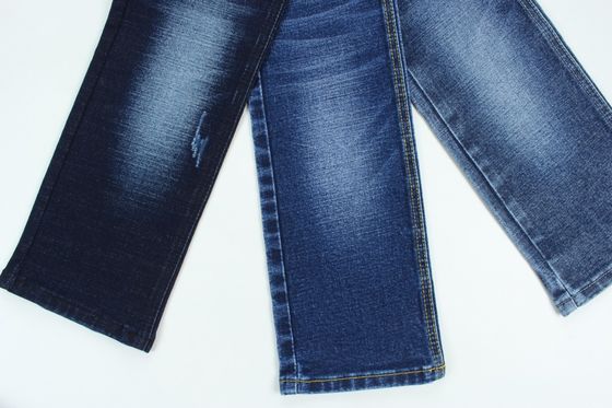 Giá tốt bán buôn 13.3 oz màu xanh đậm TR dệt vải quần denim trực tuyến