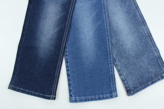 Đặc biệt từ sữa 10.3 oz màu xanh đậm thấp kéo dài quần jean vải