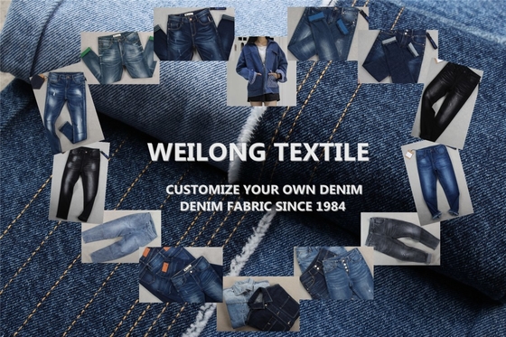 9 Oz Cotton Polyester Denim Fabric Jean Fabric Dệt
