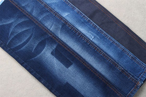 Vải denim Lycra Slub màu xanh đậm cho quần jean trẻ em và phụ nữ