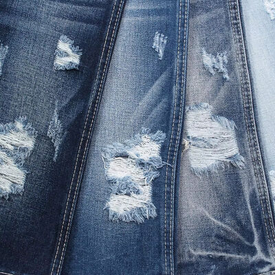 11.5 Vải Denim Cotton Không Spandex Khổ 70'' Vải Jeans Xanh Đen Siêu Đậm