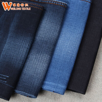Giá tốt 65% Cotton 35% Polyester 10,5 oz Cotton Slub Denim Fabric Jeansvật liệu trực tuyến