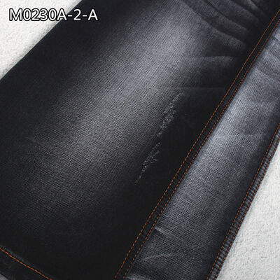 Giá tốt 12oz Đen mặt sau lớp hai Tie dye và carded sợi denim fabric trực tuyến