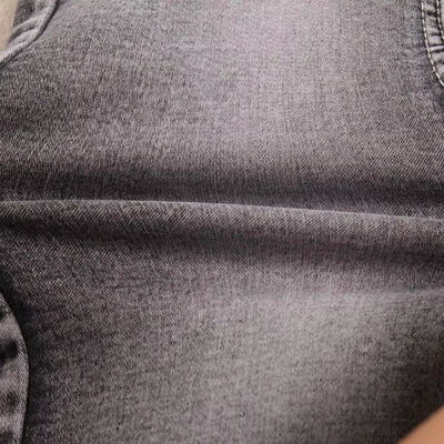 Giá tốt Vải Jeans Denim Satin Co Giãn Siêu Cấp Vải Polyester Thân Thiện Với Môi Trường Cho Váy Túi Giày Dệt May Gia Dụng Nhuộm Phủ Màu Trơn GRS trực tuyến