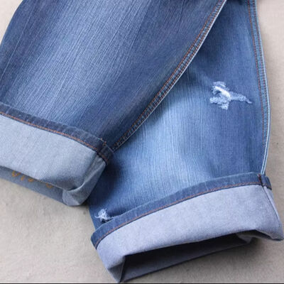 Giá tốt Vải Jeans In Họa Tiết Rằn Ri Màu Xanh Chàm, Khổ 62/63 inch, 100% Cotton Dùng May Quần Jeans trực tuyến