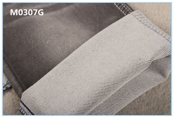 Xét hoàn thiện thông thường đan denim vải 7.5oz hai lớp dệt