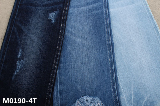 Giá tốt 390gsm Lõi kép đàn hồi 94 Cotton 4 Spandex Slub Chất liệu denim co giãn trực tuyến