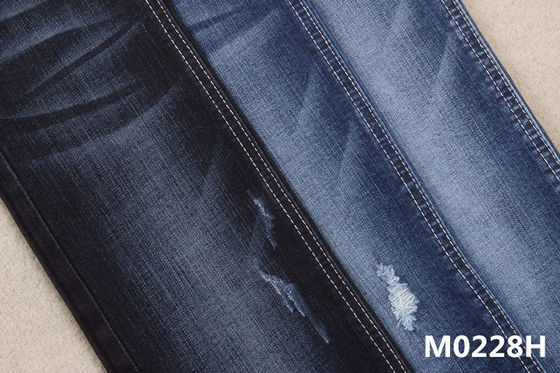 Giá tốt 1,5% Spandex 11oz Slub Cotton Rayon Căng Crosshatch Vải denim cho Jean trực tuyến