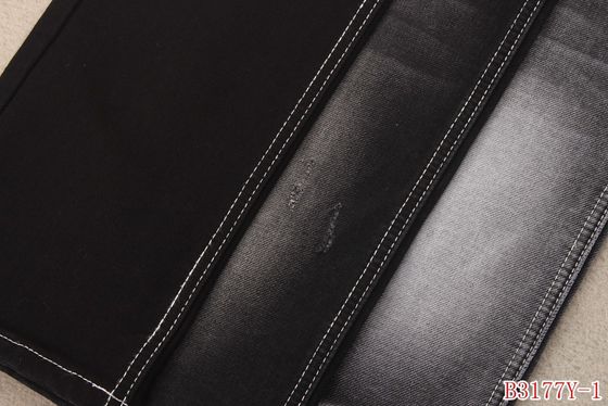 Giá tốt 12oz Giả dệt kim Denim Căng đan Vải denim 73 Cotton 23 Polyester 1 Spandex trực tuyến