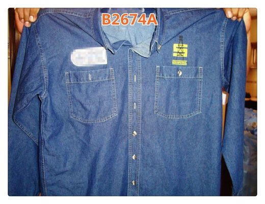 Giá tốt 8 Ounces 271 Gsm Jeans 100% cotton Indigo Vải denim co giãn cho quần trực tuyến