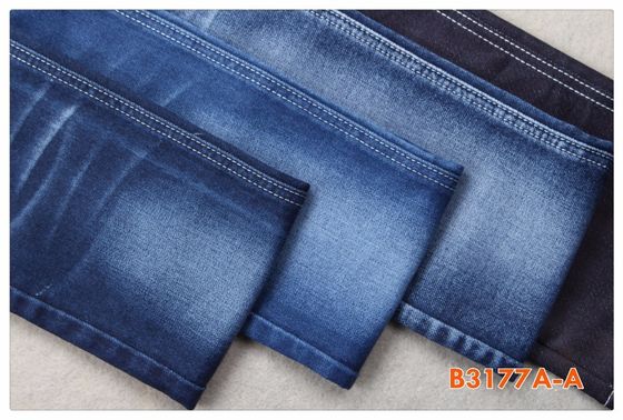 Giá tốt Tr 9.5 Oz Giả dệt kim Lycra Cotton Polyester Vải Denim 73 Ctn 23 Poly 1 Spx trực tuyến