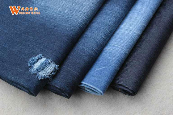Giá tốt Quần áo màu xanh đậm được tráng Vải denim 100 sợi cotton 12oz tại sân trực tuyến