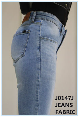 10oz 2% High Stretch Denim Fabric Slub Dark Blue 3/1 Tay phải Twill Weave