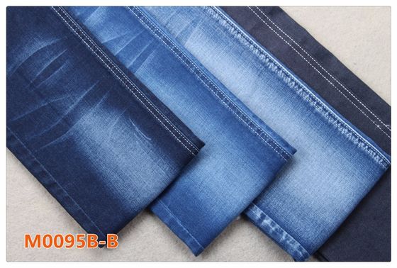 Giá tốt 10 Oz Blue Skinny Slub Vải Jean co giãn Váy Quần Quần Áo khoác Hỗ trợ Áo khoác trực tuyến