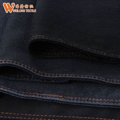 Giá tốt 9.5 Ounce co giãn Lycra Polyester Satin Denim Vải cho phụ nữ gầy trực tuyến