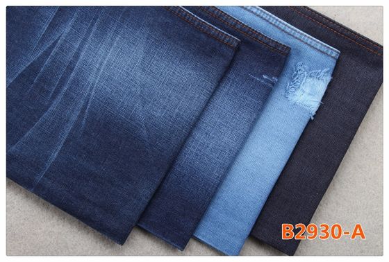Giá tốt 11oz Mercerizing Crosshatch Vải denim cotton hữu cơ Chất liệu quần jean mùa hè trực tuyến