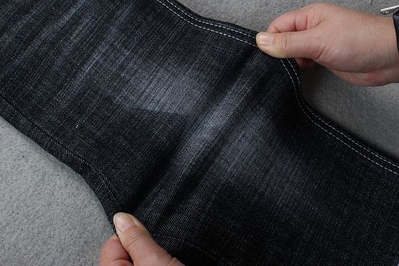 GOTS 12.8Oz Cotton Polyester Spandex Vải denim cho phụ nữ Man Jeans Stocklot