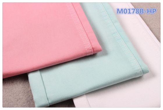 Giá tốt Chất tẩy trắng hoàn thiện màu hồng Quần jean hai lớp RFD PFD Vải denim trực tuyến