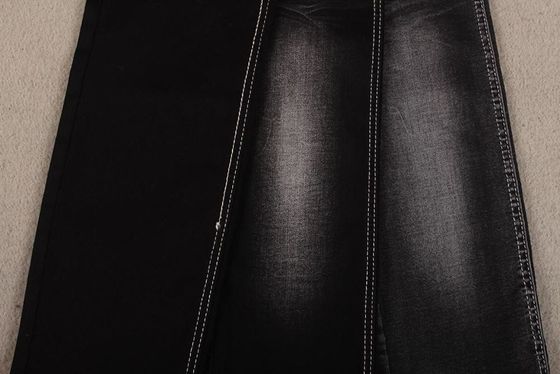 Giá tốt 9.3 Oz Thoải mái Lưu huỳnh Màu đen Satin Căng axit Giặt Vải denim Kho vải trực tuyến