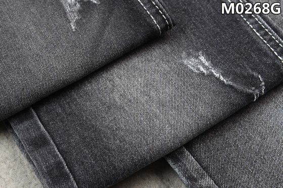 Giá tốt Twill Cotton Polyester Spandex Denim Vải Sulfur Màu đen với lớp hoàn thiện Sanforizing trực tuyến