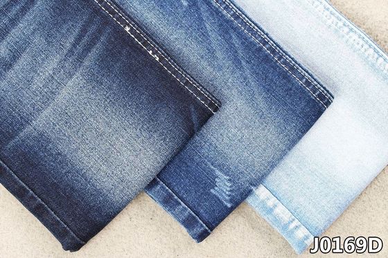 Giá tốt Chống mồ hôi 9,7 Ounce Denim Twill Chức năng vải Chất liệu jeans với sợi dọc trực tuyến