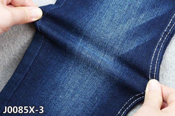 Giá tốt 9,4 Oz Trọng lượng trung bình TR Hiệu ứng trượt vải chéo denim theo hướng dọc Màu xanh lục lam trực tuyến