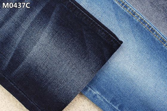 Giá tốt Indigo Blue Cotton Polyester Spandex Denim Vải với chất liệu quần jean nữ mỏng nhẹ trực tuyến