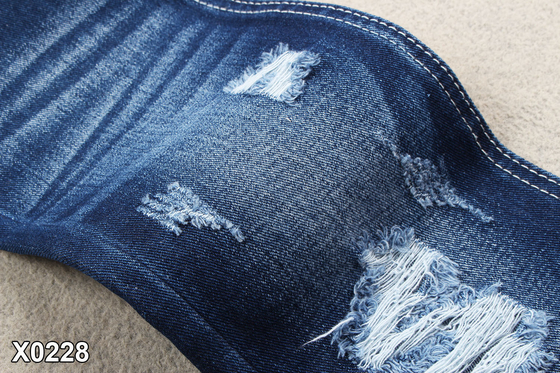 11.3 Một lần Vải denim 100 cotton Chiều rộng 180cm Siêu rộng 10OE x 7OE