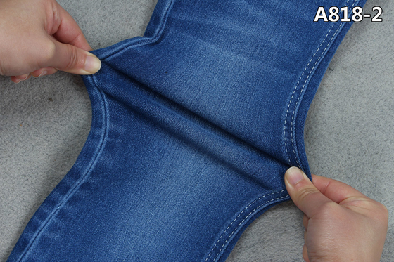 4/1 Vải Satin Denim mềm mại Mặt sau màu xanh + đen cho quần jean trẻ em