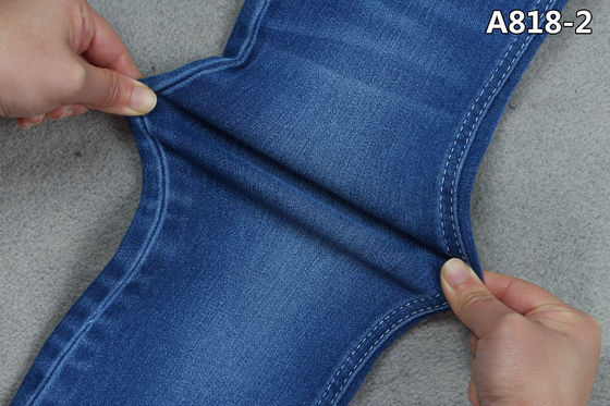 Giá tốt 4/1 Vải Satin Denim mềm mại Mặt sau màu xanh + đen cho quần jean trẻ em trực tuyến